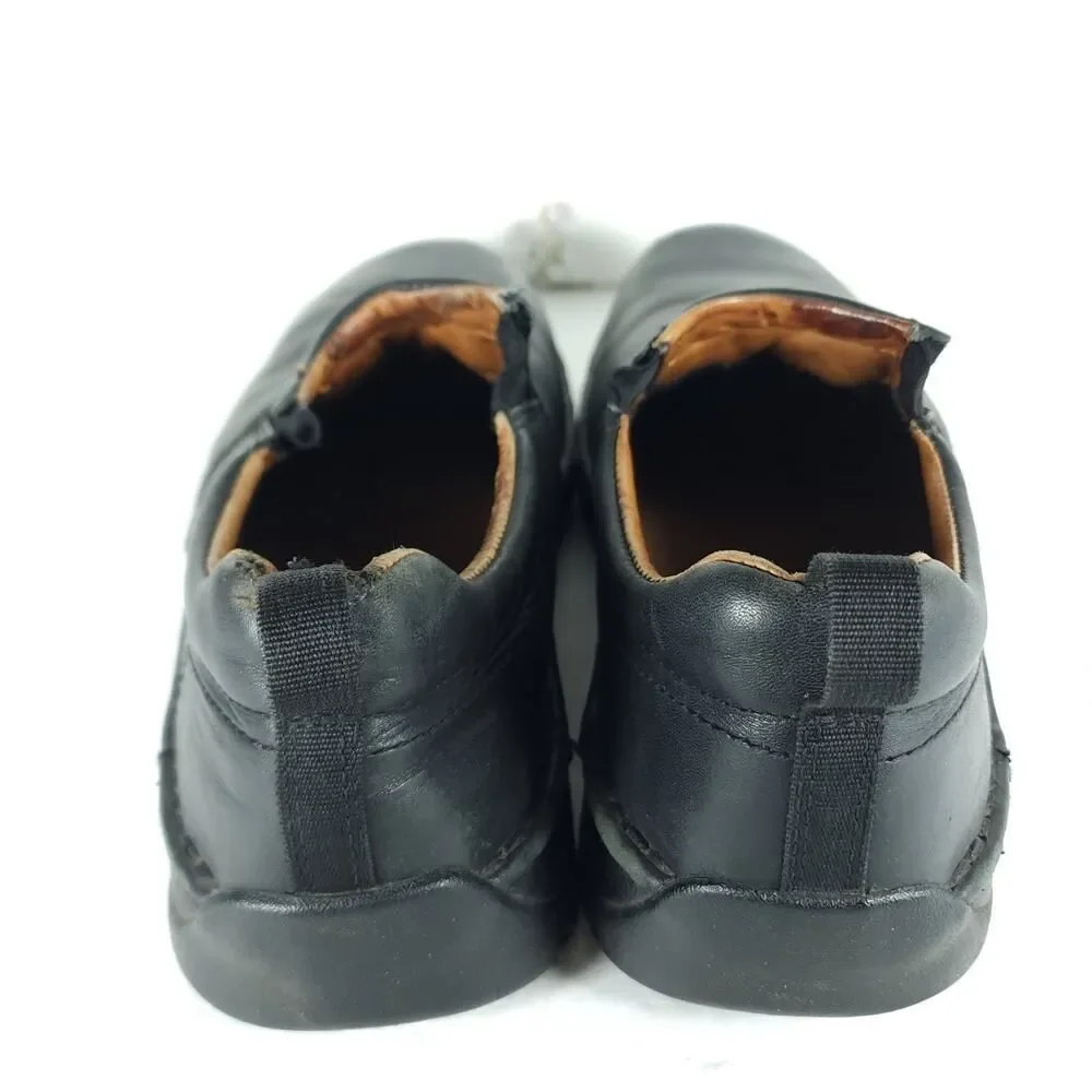 Red Wings Men's 6700 US10,5B Black Leather Steel Toe Slip-On Work Shoes